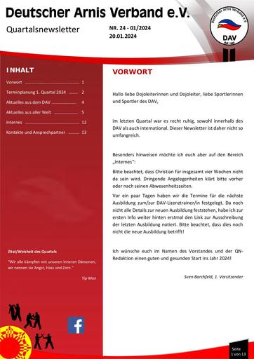DAV Quartalsnewsletter Nr24 202401